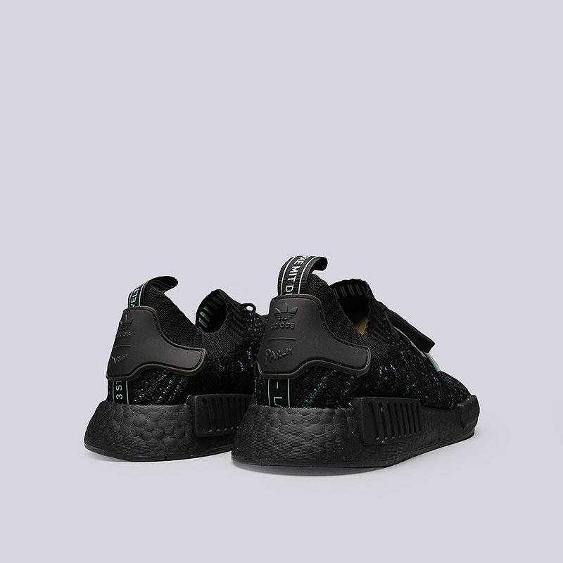 мужские черные кроссовки adidas NMD_R1 STLT Parley PK AQ0943 - цена, описание, фото 4